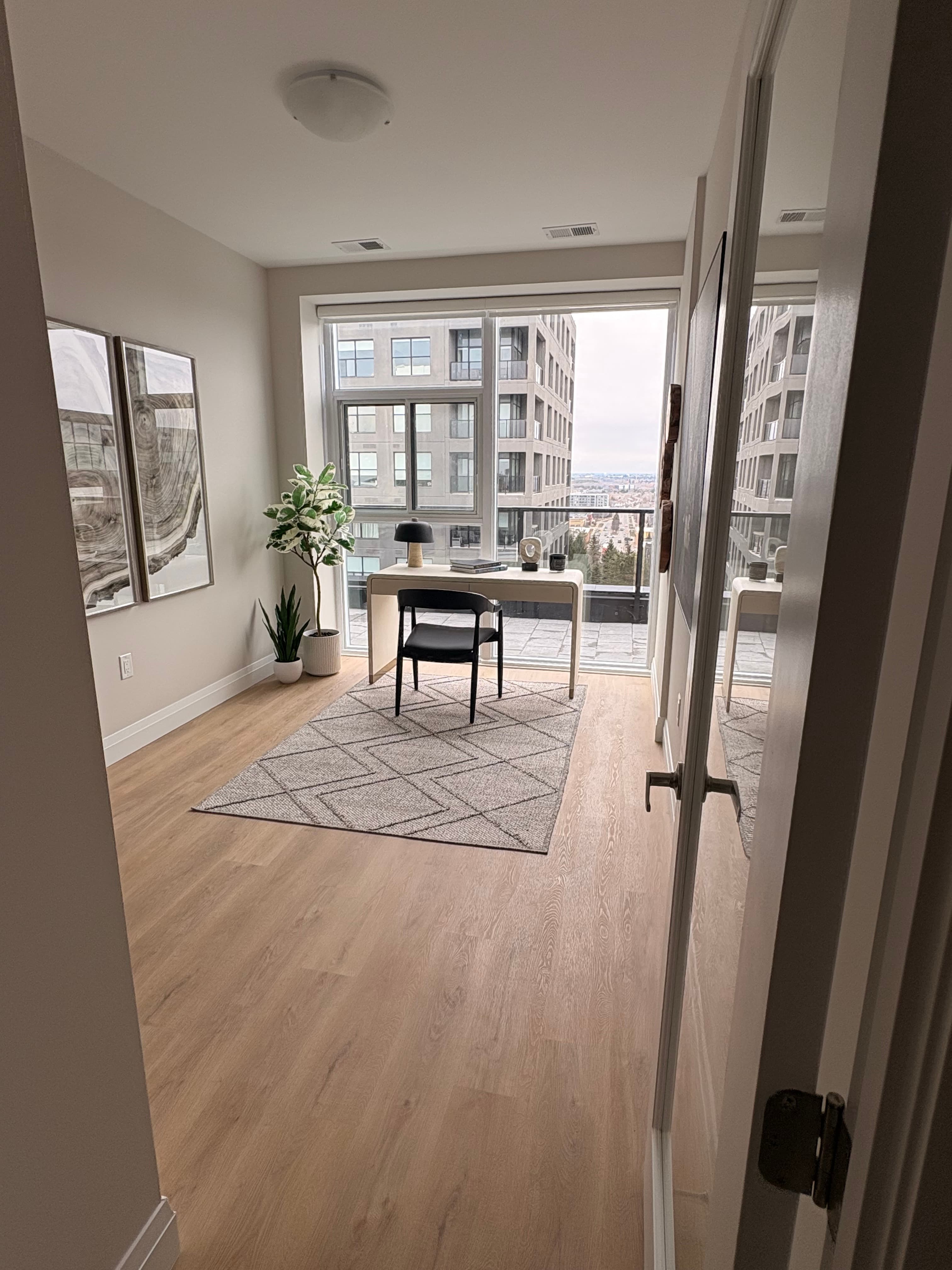 Move-in ready living space after Phase 3 occupancy clean at Tricar Guelph